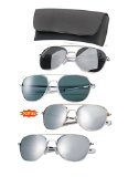 ROTHCO GI USA MILITARY ISSUE STYLE AVIATOR SUNGLASSES,CHROME/MIRROR LENSE