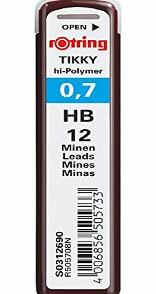 Rotring Refill 0.70mm HB Leads