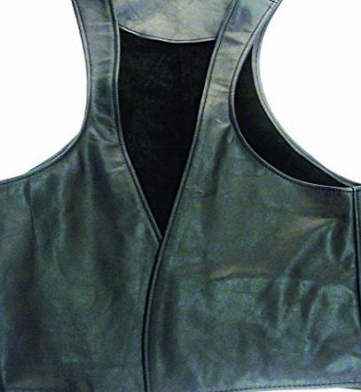 Rouge Garments One Size Black Leather Handle Leather Floggers