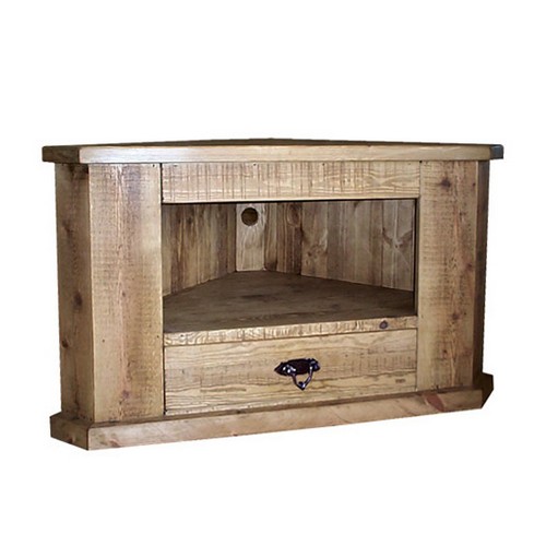 Rough Sawn Corner TV Unit 917.011