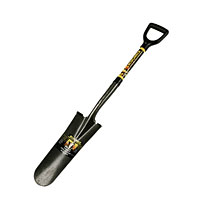 ROUGHNECK Short Handle Drain Spade