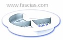 Round soffit Vents - 68mm round soffit vents