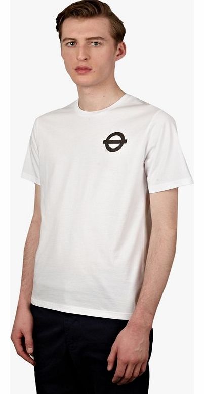 Roundel Mens Tube Map T-Shirt rnd1901whtxl