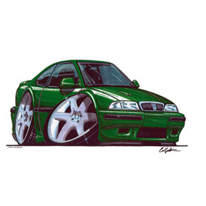 rover 220 Coupe - Green T-shirt