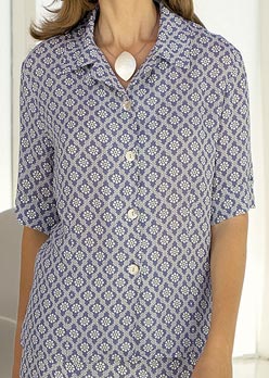 Rowlands Blue Floral Blouse