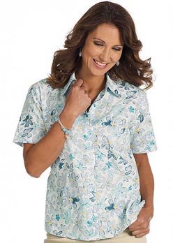 Rowlands Clematis Print Blouse