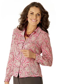 Rowlands Eastex Paisley Blouse