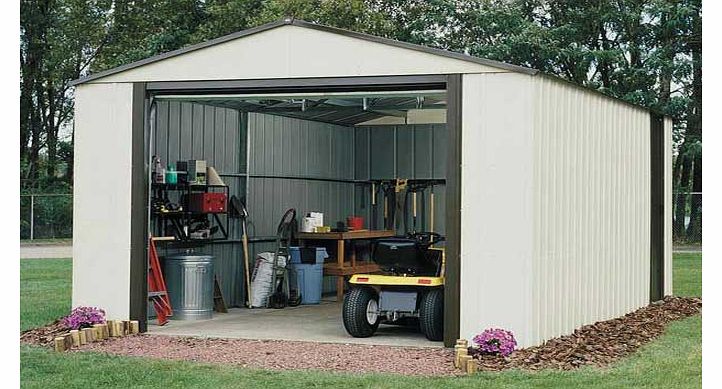 Rowlinson Murryhill Metal Garage - 12 x 31ft