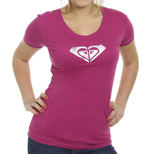 Roxy Beach Bright Tee Tee shirt - Hot Pink