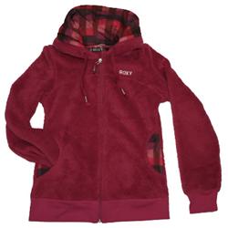 Black Comb Fleece - Sangria