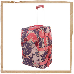 Roxy Blaming Yo Wheeled Holdall Pink