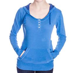 Roxy Caribou Hooded T-Shirt - Marine Blue