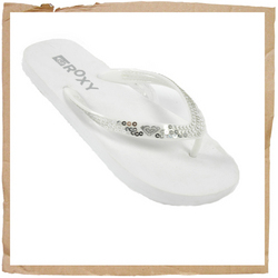 Roxy Carolina Flip Flop White