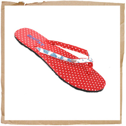 Roxy Cristal Flip Flop Red