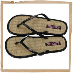 Roxy Dina Flip Flops Black