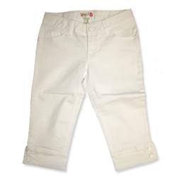 roxy Girls Come Back Flat Shorts - White