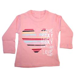 Girls Dallas Big Heart T-Shirt - Milkshake