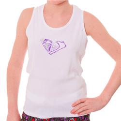 roxy Girls Doowop Undertone Vest T-Shirt - BriWhit