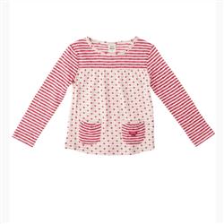 Roxy Girls Funky LS T-Shirt - Strawberry Pink
