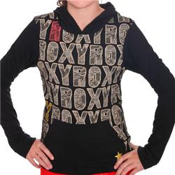 roxy Girls Ponch Villa Spider Hood T-Shirt-Tru Blk