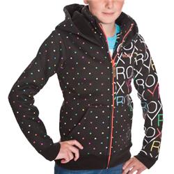 Roxy Girls Snow Planet Sherpa Hoody - True Black