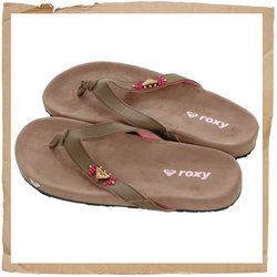 Roxy Hestia Flip Flop Coco Brown