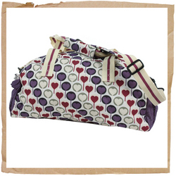 Roxy Honeycomb Holdall Purple