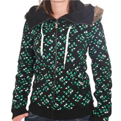 Roxy Iceberg Sherpa Zip Hoody - True Black