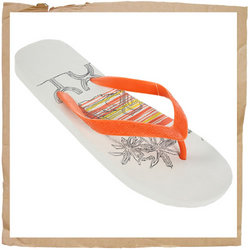 Roxy Kea Flip Flop Cream / Orange