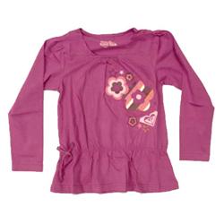 roxy Kids Poppy Spirit Of Heart T-Shirt - Magenta