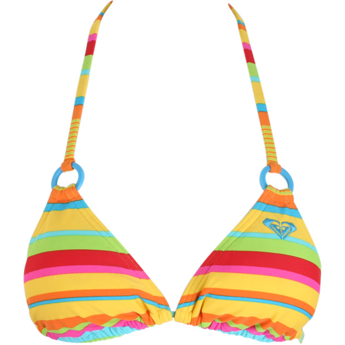 Ladies Roxy Maui Zowie Tiki Tri Bikini Top Fus