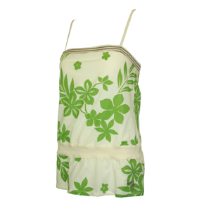 Ladies Roxy Rockability Vest Top. Cream