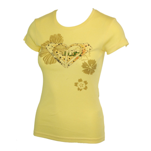 Roxy Ladies Roxy Stuart Low Pro 2 Tee Shirt. Butter