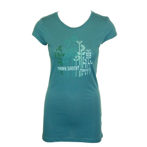 Roxy Ladies Roxy Think Bright Tunic Sheer Tee Shirt.