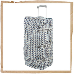 Roxy Melting Ice Large Wheeled Holdall Blue