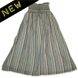 roxy Miss California Stripe Dress - Deep Teal