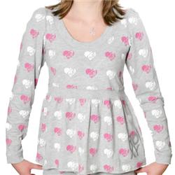 roxy Molly PJ Top - Heather Grey