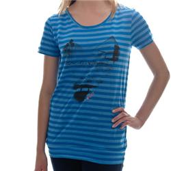 Roxy Mood Stripes SS T-shirt - Blue