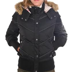 roxy Moscow Water Repellant Jacket - True Black