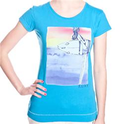 Roxy Palm T-Shirt - Tropic Blue