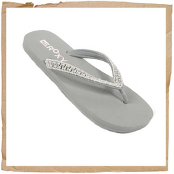 Roxy Perla Flip Flop Silver