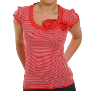 Roxy Rock Me In Tee shirt - Vermillion