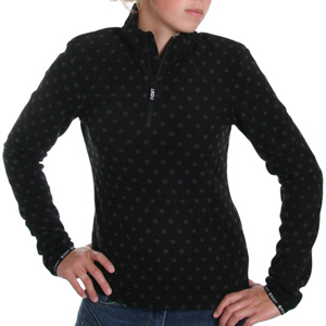 Roxy Snow Flake Fleece - Dots True Black