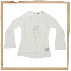 Roxy Sparkly LS Top Salt