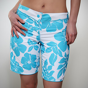 Roxy Surfer Soul Long Boardies - Neon Blue
