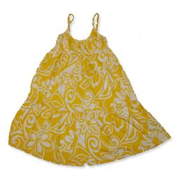 roxy Surfin California Dress - Yellow