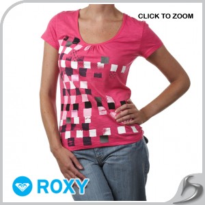 Roxy T-Shirts - Roxy Amazing Slub T-Shirt - Pink