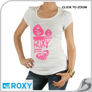 Roxy T-shirts - Roxy Cherry Tree T-shirt - Snow