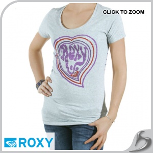 Roxy T-Shirts - Roxy Duke T-Shirt - Heather Grey