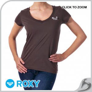 Roxy T-Shirts - Roxy Fly with Me V-Neck T-Shirt